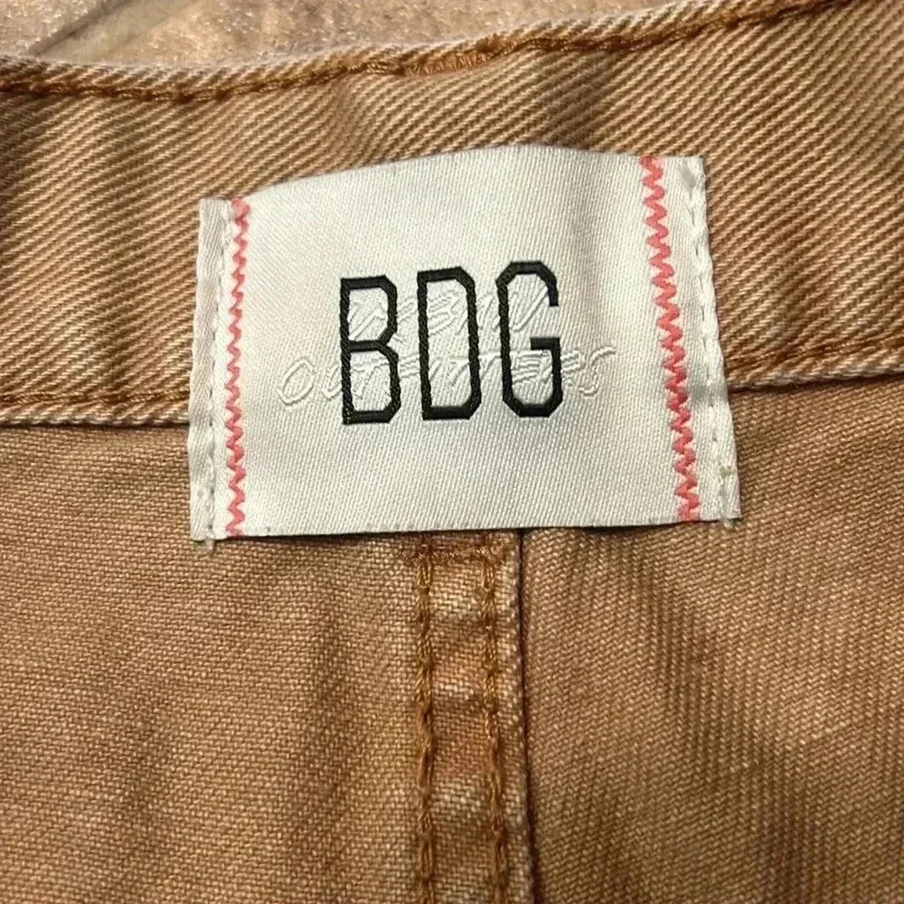 BDG Urban Outfitters Rust Colored Distressed Denim Cheeky Shorts size 27 - Picture 3 of 10